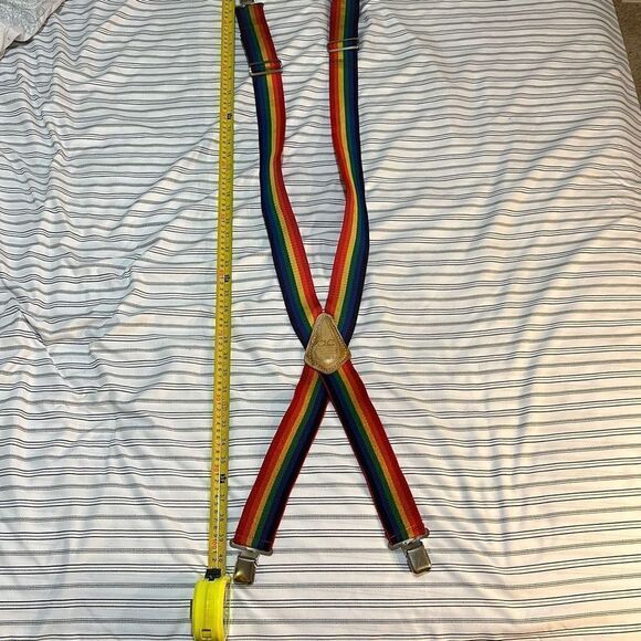 Rainbow Pride Day Suspenders. Wear the colors on pride day - Picture 1 of 14